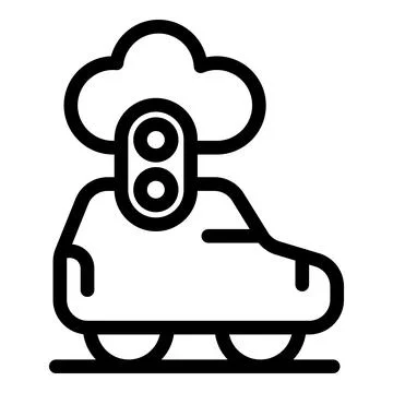 Smart traffic light system managing traffic flow in a cloud based smart city イラスト素材