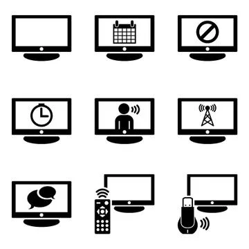 Smart TV Stock Illustration