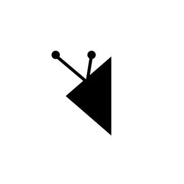 Smart tv logo Stock Illustration