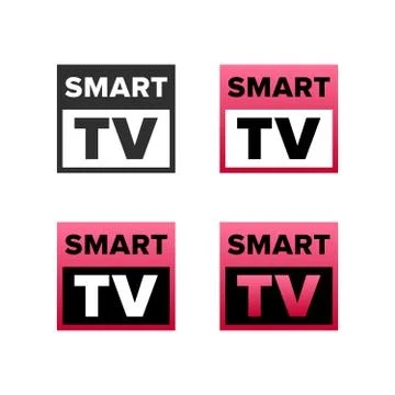 Smart TV symbol Illustrazione stock