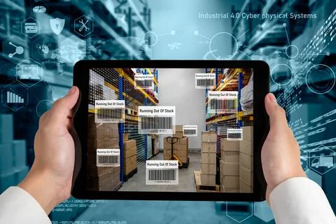 Smart warehouse management system using augmented reality technology 写真素材