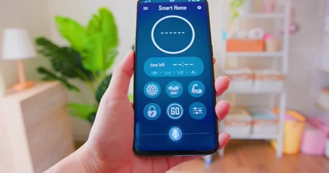 Smart washing machine concept Stock Footage 160269527