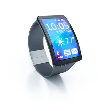 Smart watch 3D rendering of a big screen smart watch Copyright: xZoonar.co... Stock Photos