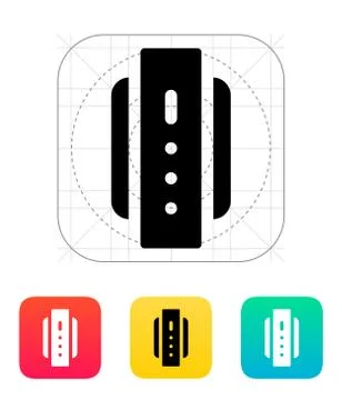 Smart watch back view icon Stock-Illustration