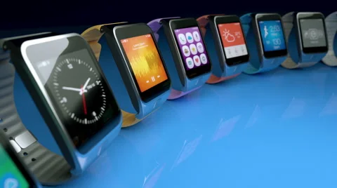 Smart watch concept Stock Footage 40605321