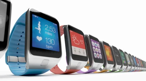 Smart watch concept Stock Footage 40645098