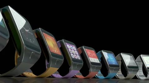 Smart watch concept Stock Footage 40651405