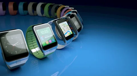 Smart watch concept Stock Footage 40672292