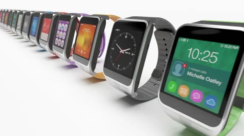 Smart watch concept Stock Footage 40677789