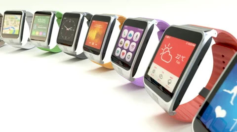 Smart watch concept Stock Footage 40707867