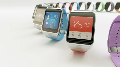 Smart watch concept Stock Footage 40713719
