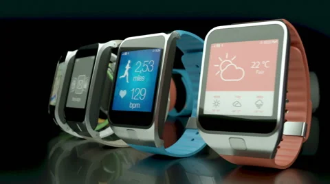 Smart watch concept Stock Footage 40725699