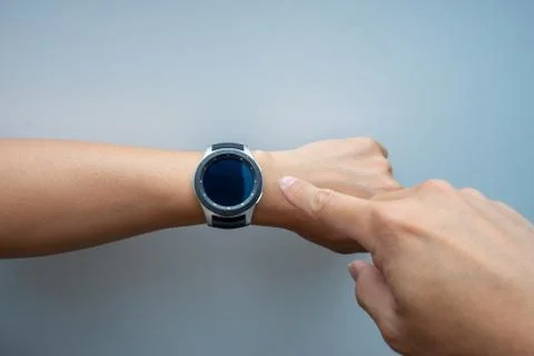 Smart Watch Concept Stock Photos