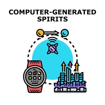 Smart watch connecting city data and digital concepts イラスト素材