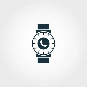 Smart Watch creative icon. Premium style design from visual device icon 库存插图