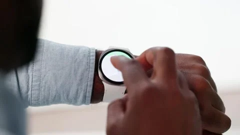 Smart Watch With GPS Map For Directions Stock Footage 320768316
