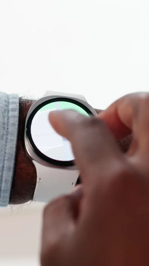 Smart Watch With GPS Map For Directions Stock Footage 321159496