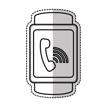 Smart watch icon Illustration