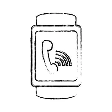 Smart watch icon Illustration