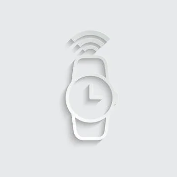 Smart watch icon. Stock Illustration