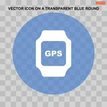 Smart watch Icon vector  flat design style Stock Illustration