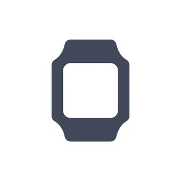 Smart watch Icon vector  flat design style Stock Illustration