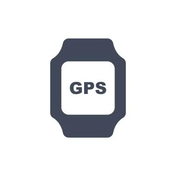 Smart watch Icon vector  flat design style Stock Illustration