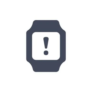 Smart watch Icon vector  flat design style Stock Illustration