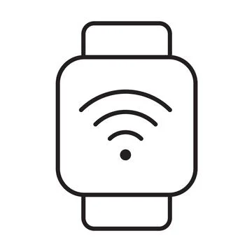 Smart watch icon vector for graphic design, logo, website, social media, mobi Stock Illustration