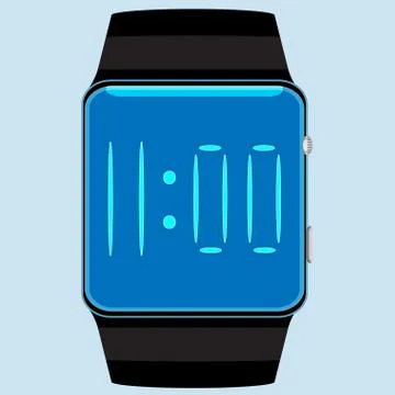 Smart watch isolated Stock Illustration