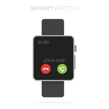 Smart watch Isolated on white background for your projects and infographics イラスト素材