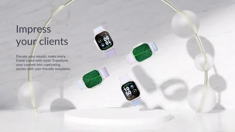 Smart Watch Mock Up for After Effects After Effects stock