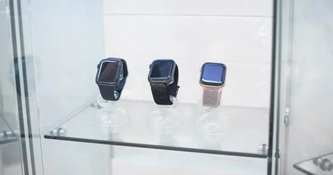 Smart Watch In Store. Personal Device. Technology Stock Photos