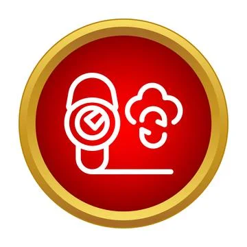 Smart watch syncing data with cloud computing icon Illustrazione stock