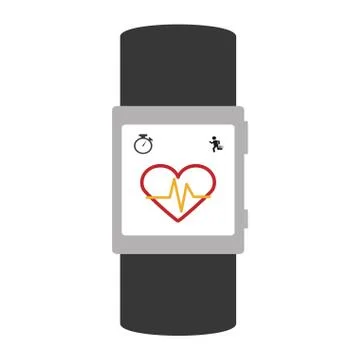 Smart watch technology icon vector illustration Stock Illustration