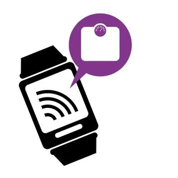Smart watch technology icon vector illustration Stock Illustration