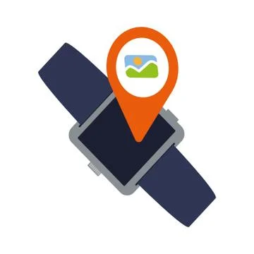 Smart watch technology icon vector illustration Stock Illustration