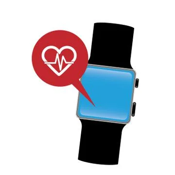 Smart watch technology icon vector illustration Stock Illustration