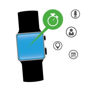 Smart watch technology icon vector illustration Stock Illustration