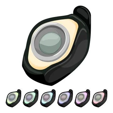 Smart watch tracker cartoon vector graphic Stock Illustration