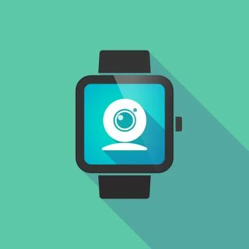 Smart watch with a web cam 스톡 일러스트
