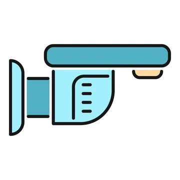 Smart water meter measuring consumption and utility flow Illustrazione stock