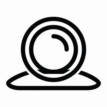 Smart webcam icon Stock Illustration
