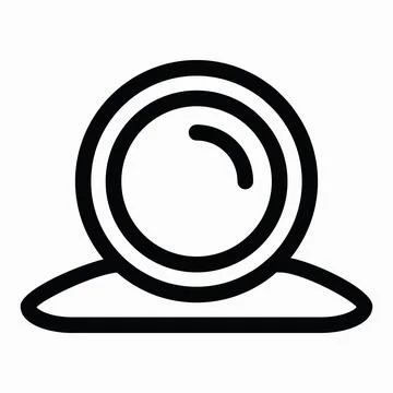 Smart webcam icon Stock Illustration