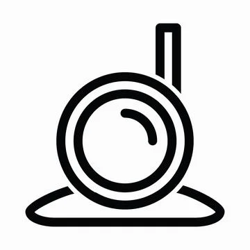 Smart webcam icon Stock Illustration