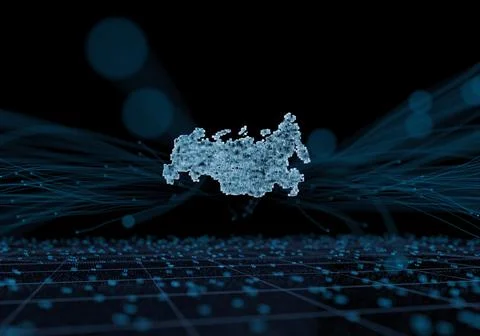 Smart wireless network smart technology data technology country map 스톡 일러스트