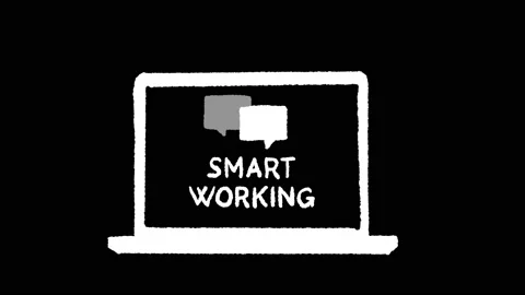 Smart working graphics, animated whiteboard style, ideal for infographics Video stock 152832742