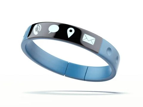 Smart wristband 库存插图