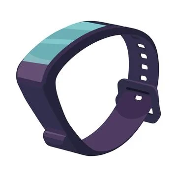Smart wristwatch accessory Illustrazione stock