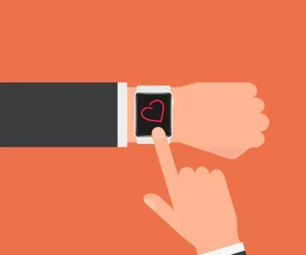 Smart wristwatch Stock-Illustration